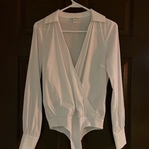 Women’s Guess White Bodysuit.